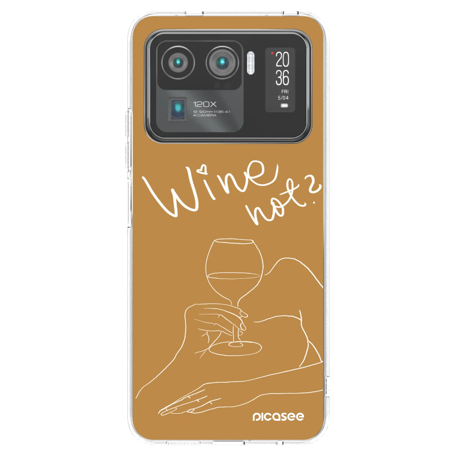 Picasee διαφανής θήκη σιλικόνης Xiaomi Mi 11 Ultra - Wine not