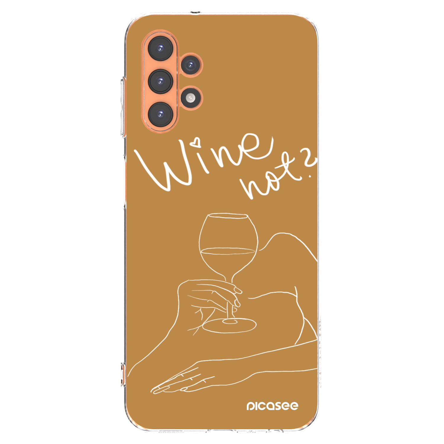 Picasee διαφανής θήκη σιλικόνης Samsung Galaxy A13 4G A135 - Wine not