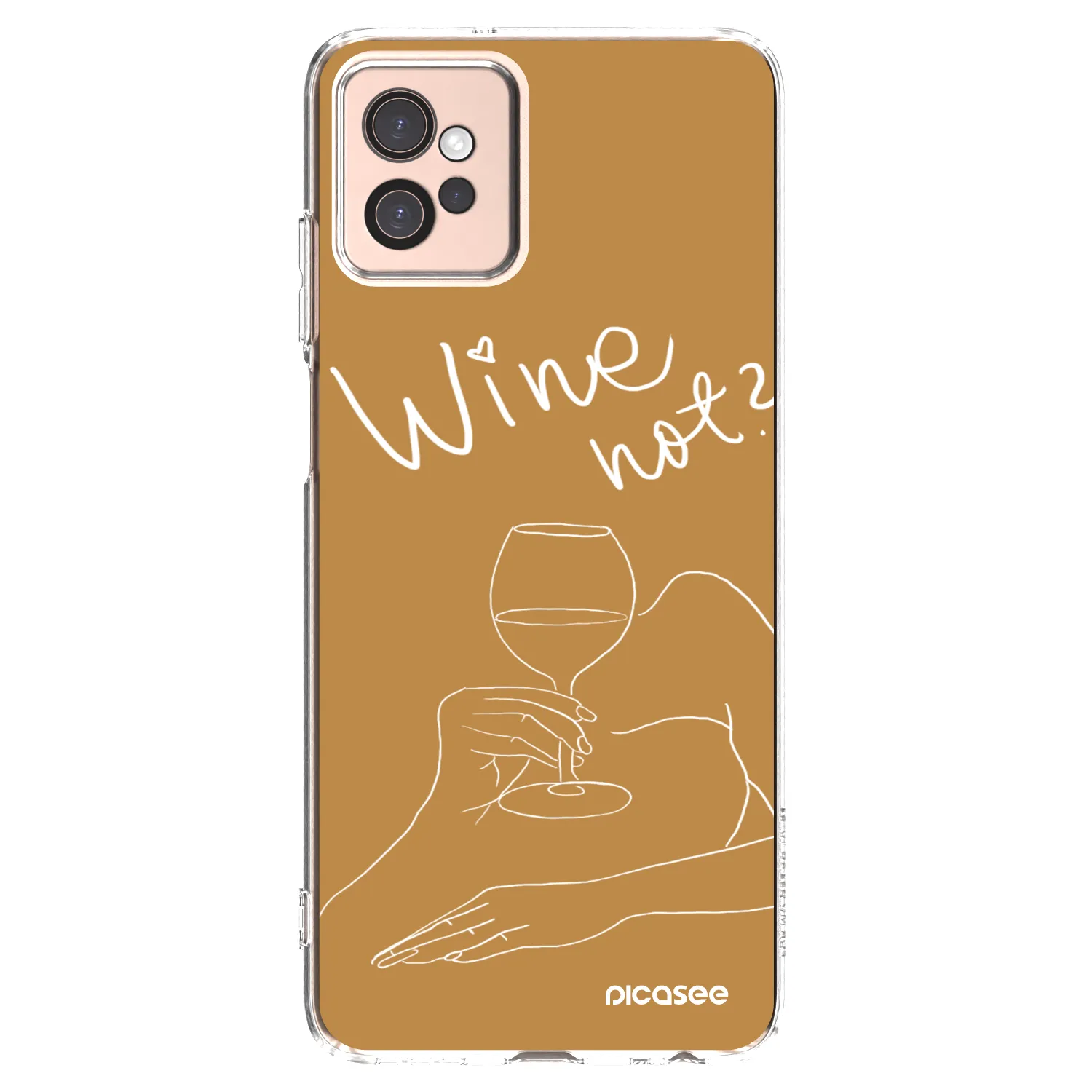 Picasee διαφανής θήκη σιλικόνης Motorola Moto G32 - Wine not