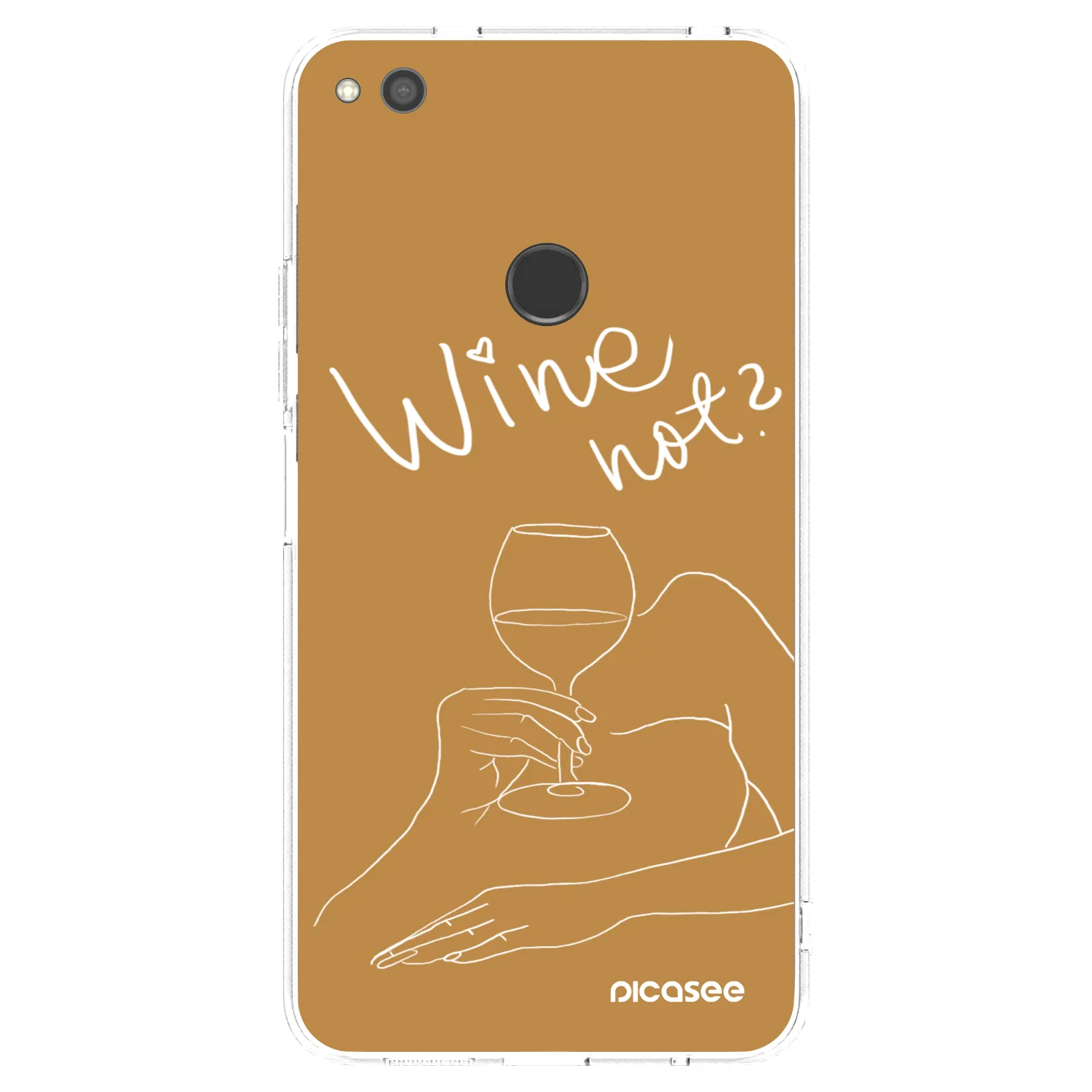 Picasee διαφανής θήκη σιλικόνης Huawei P9 Lite 2017 - Wine not