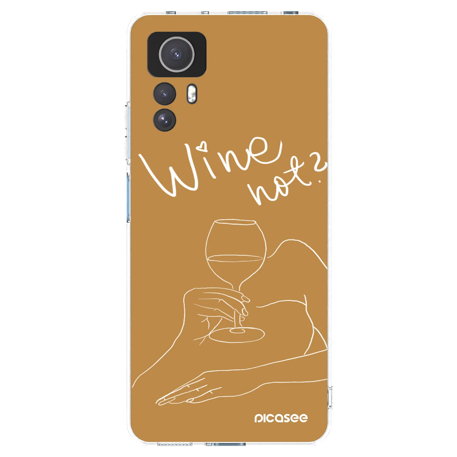Picasee διαφανής θήκη σιλικόνης Xiaomi Redmi Note 12S - Wine not