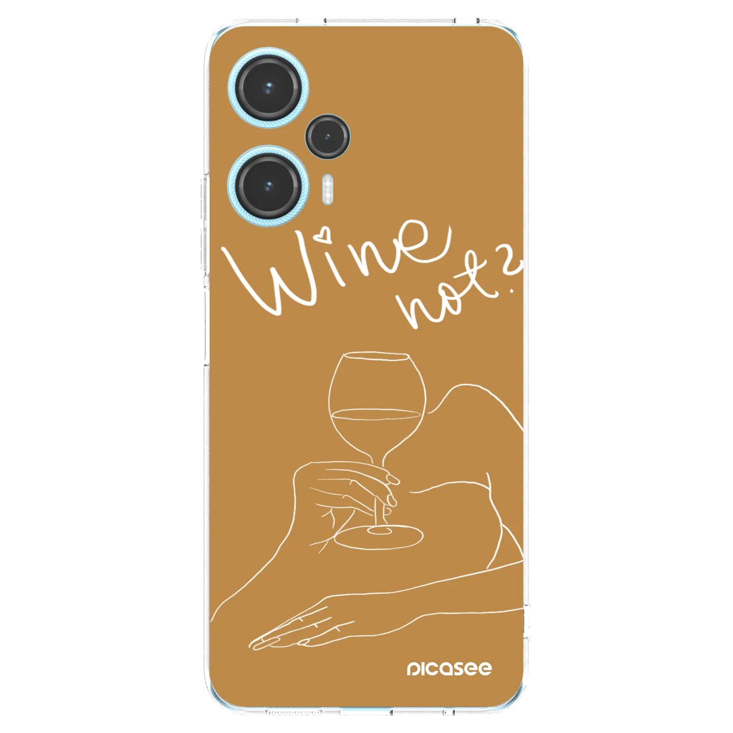 Picasee διαφανής θήκη σιλικόνης Xiaomi Poco F5 - Wine not