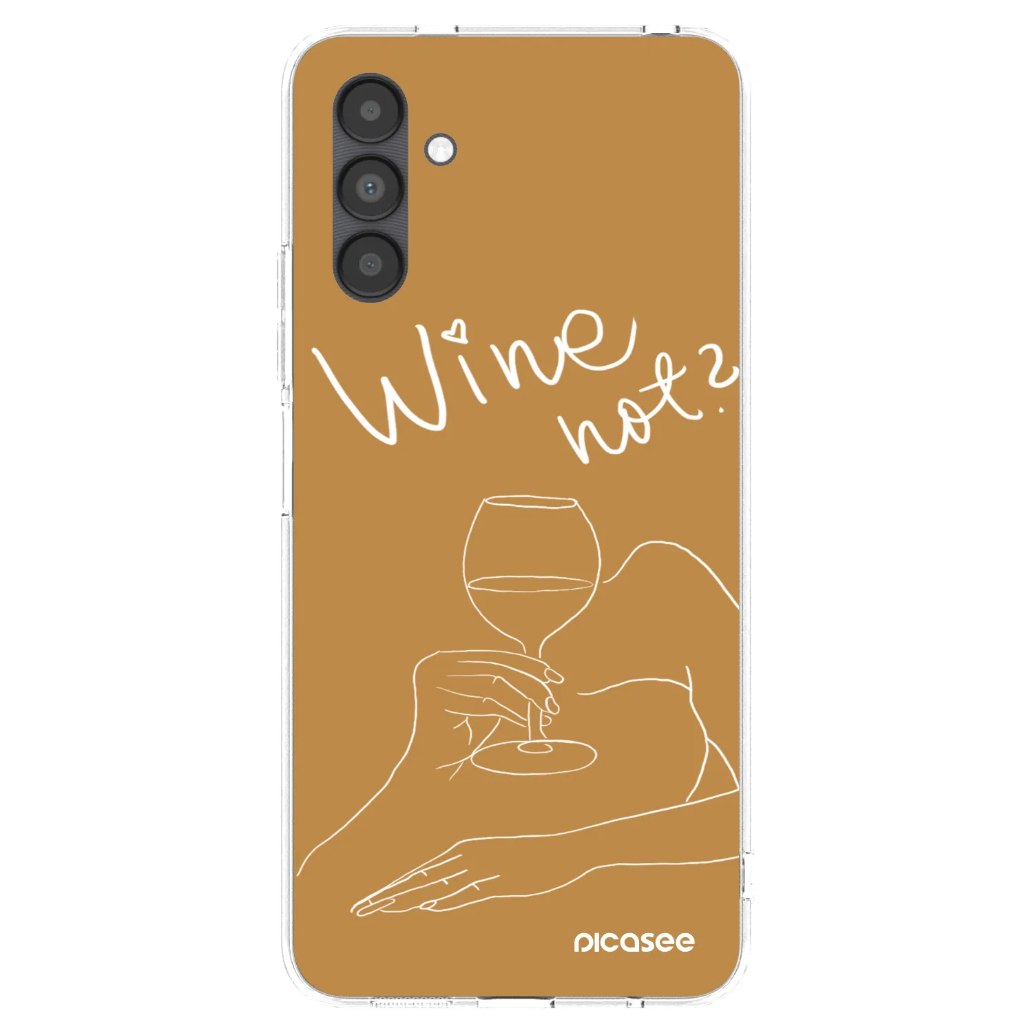 Picasee διαφανής θήκη σιλικόνης Samsung Galaxy A04s A047F - Wine not