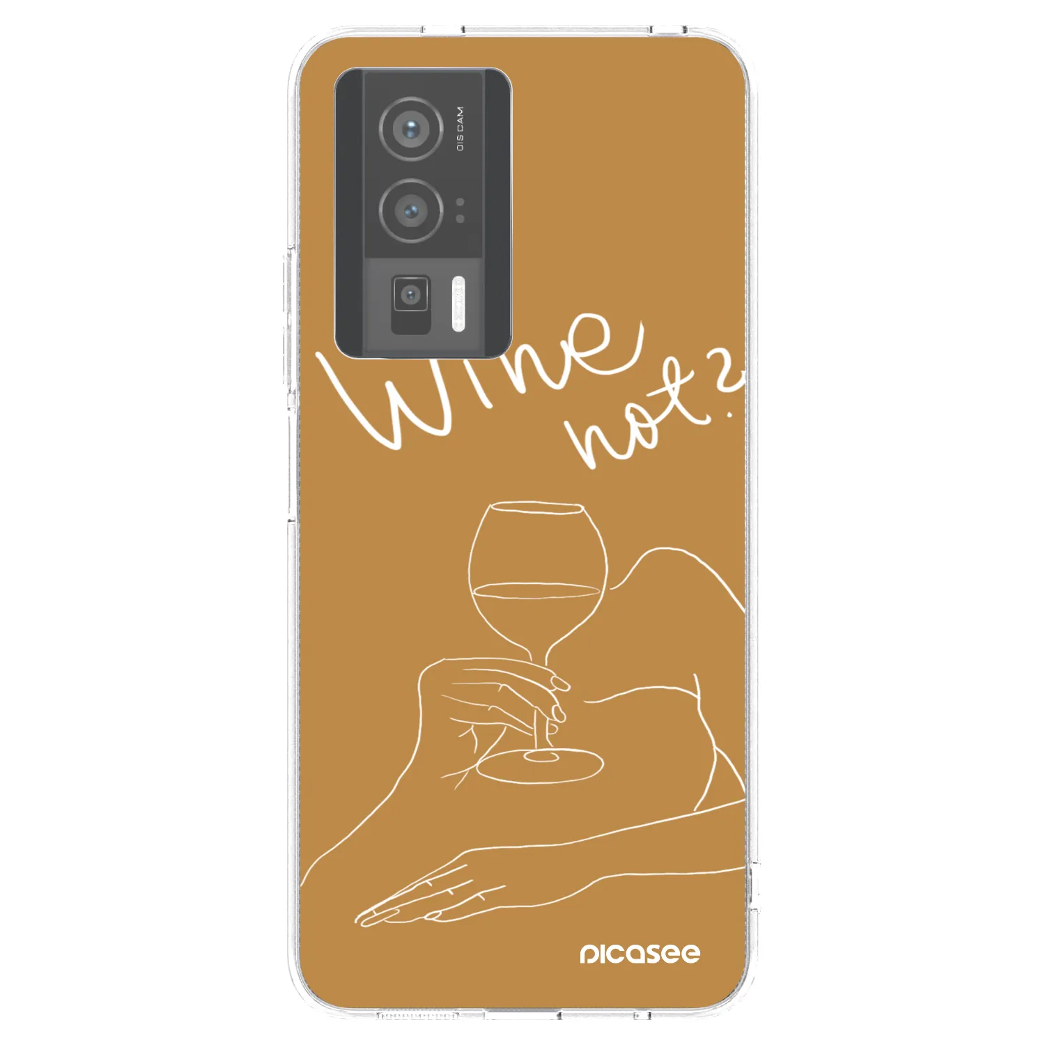 Picasee διαφανής θήκη σιλικόνης Xiaomi Poco F5 Pro 5G - Wine not