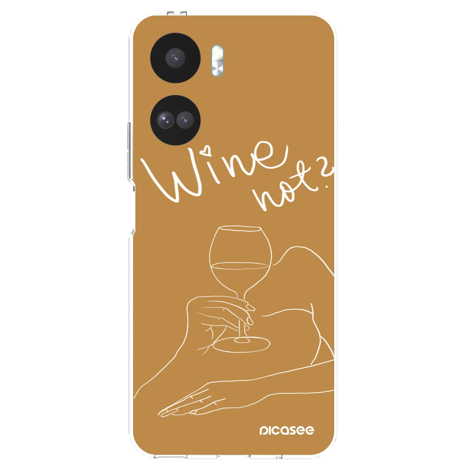 Picasee διαφανής θήκη σιλικόνης Honor 90 Lite 5G - Wine not