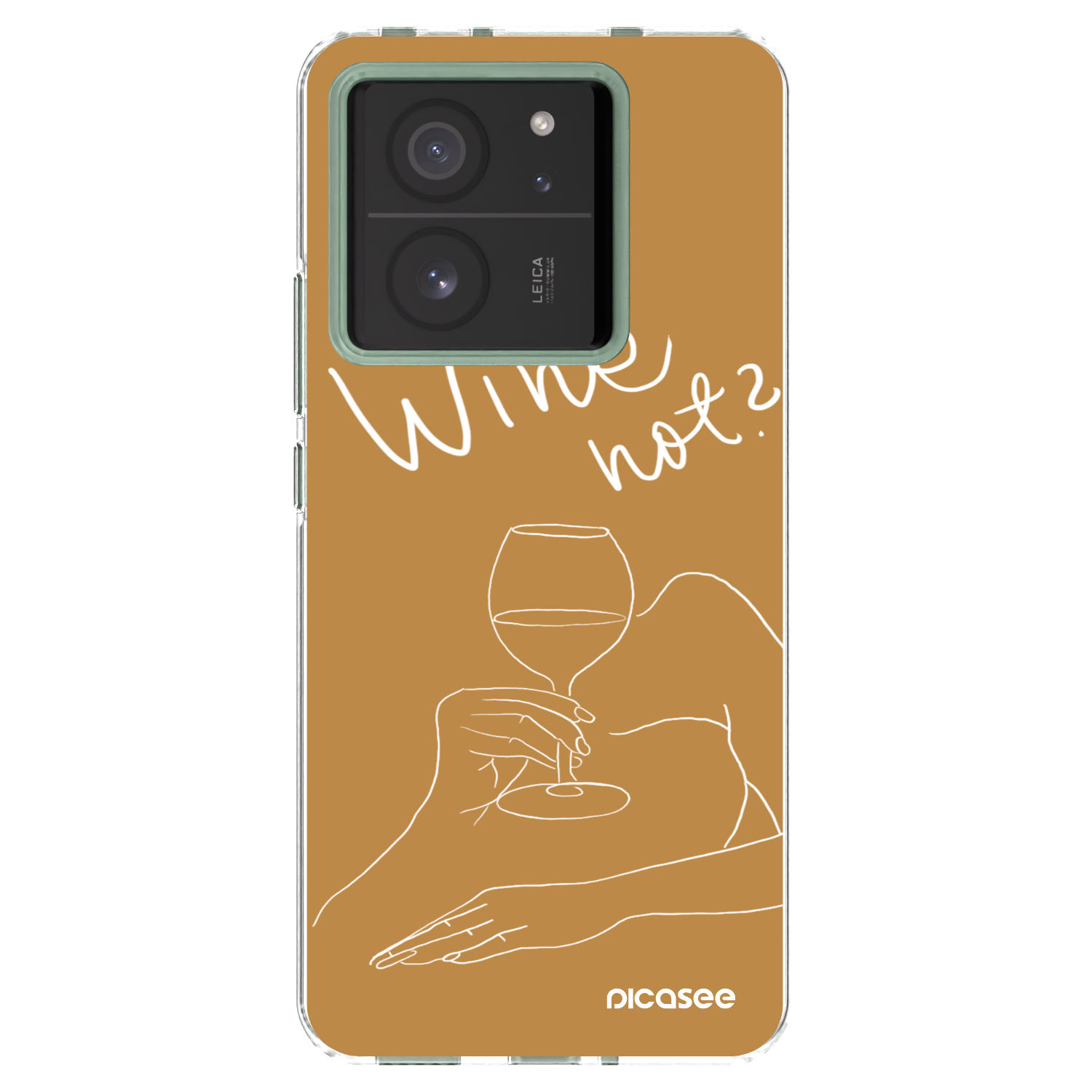 Picasee διαφανής θήκη σιλικόνης Xiaomi 13T - Wine not