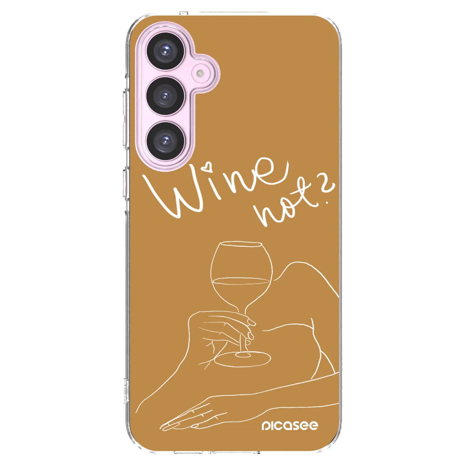 Picasee διαφανής θήκη σιλικόνης Samsung Galaxy A55 5G A556B - Wine not