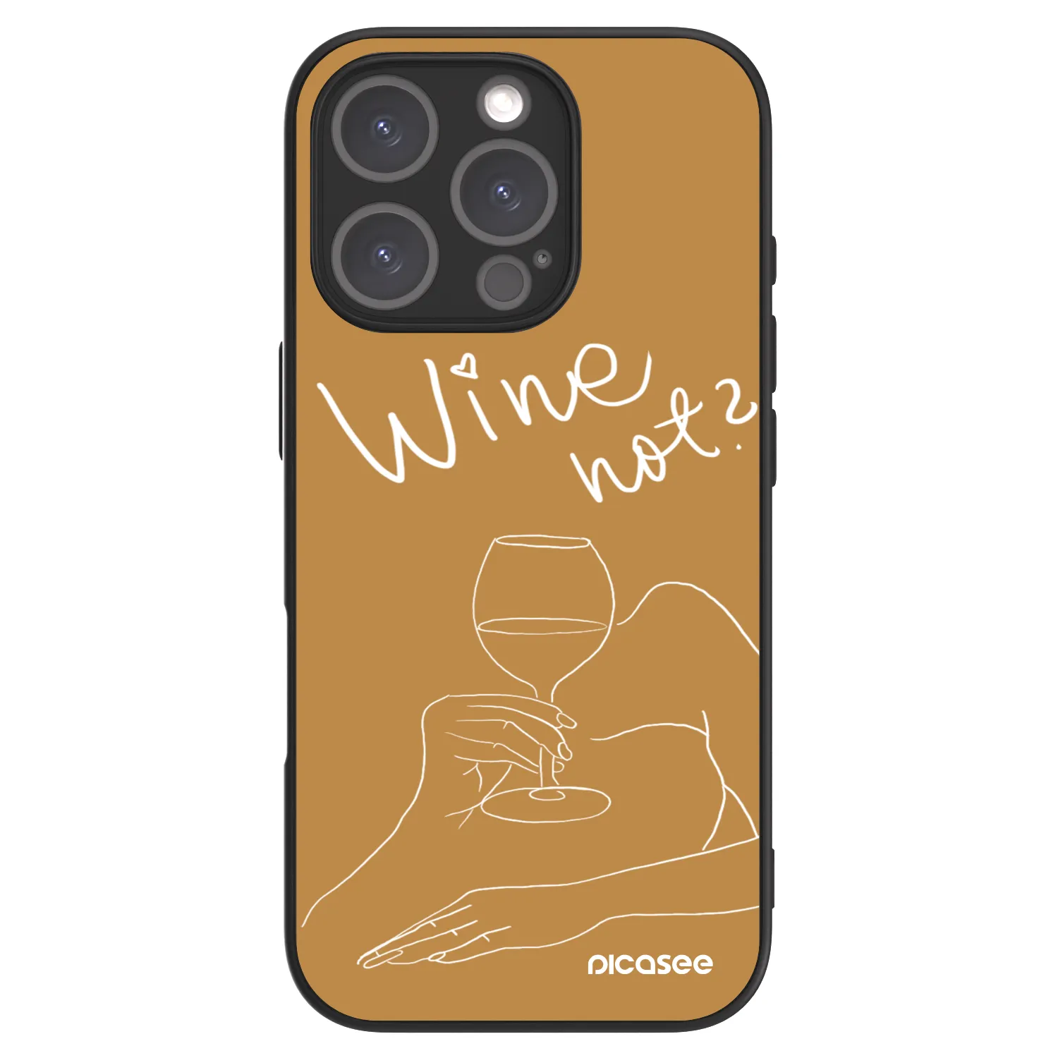 Picasee ULTIMATE CASE MagSafe pro Apple iPhone 16 Pro - Wine not
