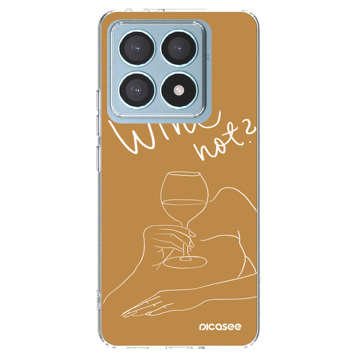 Picasee διαφανής θήκη σιλικόνης Xiaomi 14T Pro - Wine not