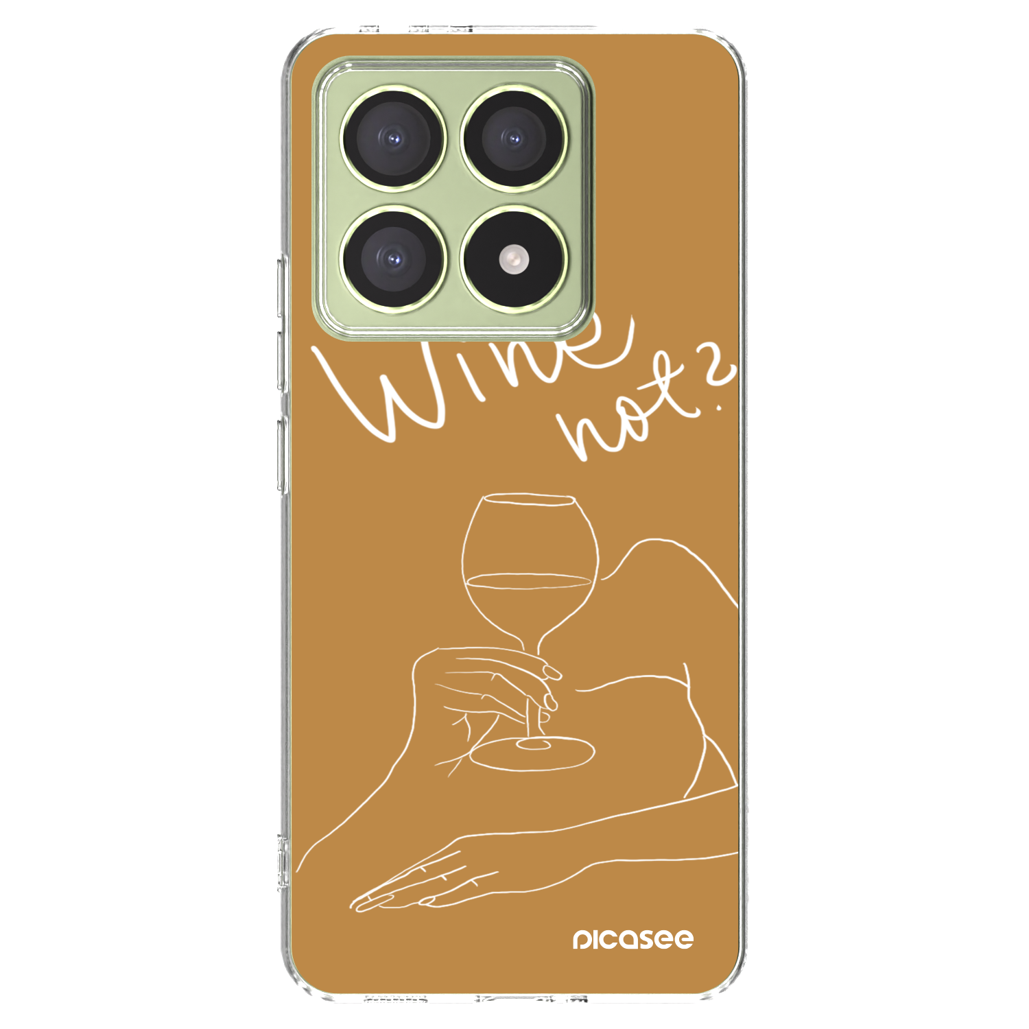 Picasee διαφανής θήκη σιλικόνης Xiaomi 14T - Wine not