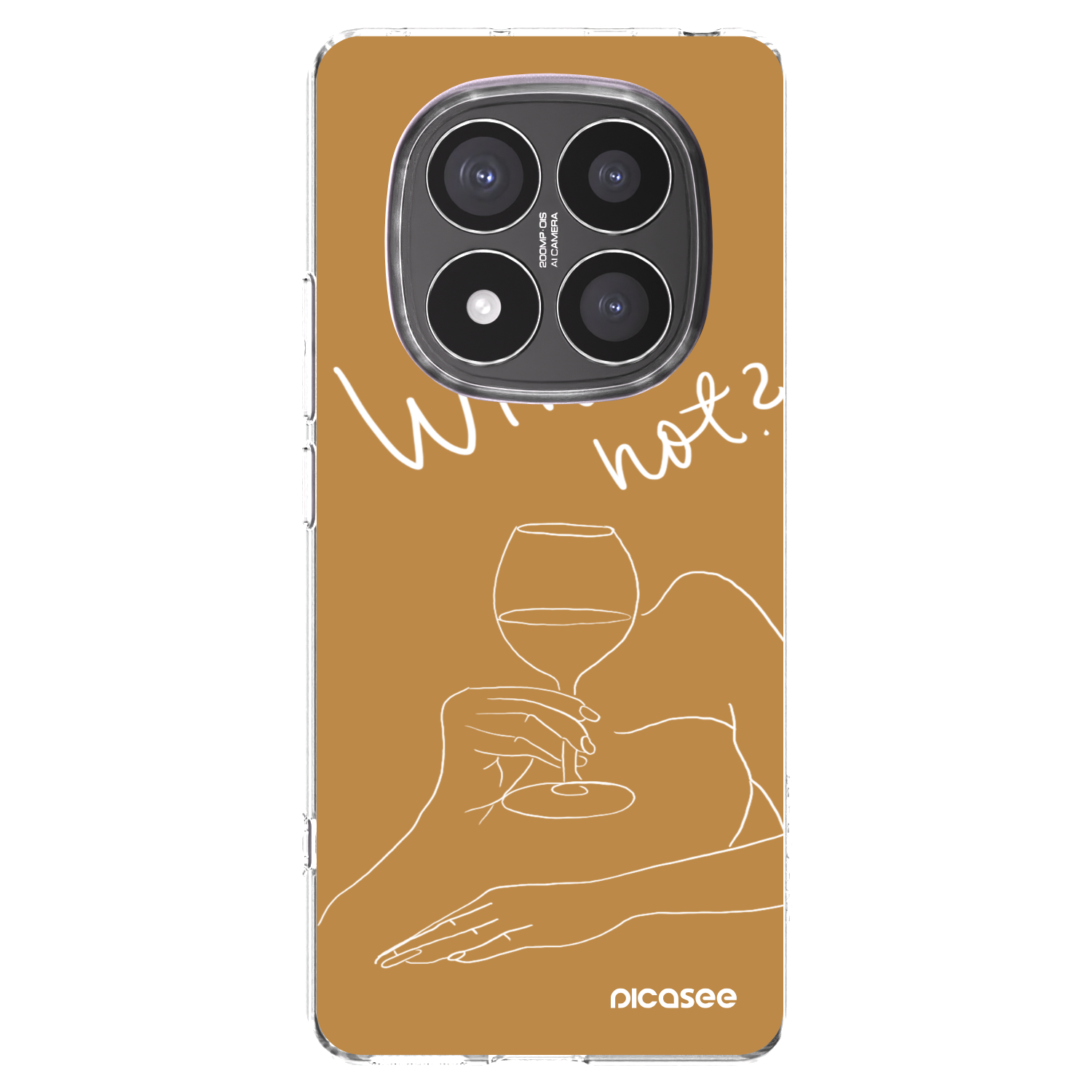 Picasee διαφανής θήκη σιλικόνης Xiaomi Redmi Note 14 Pro+ 5G - Wine not