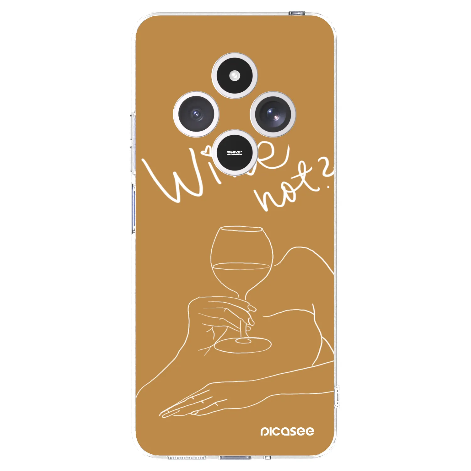 Picasee διαφανής θήκη σιλικόνης Xiaomi Redmi 14C - Wine not