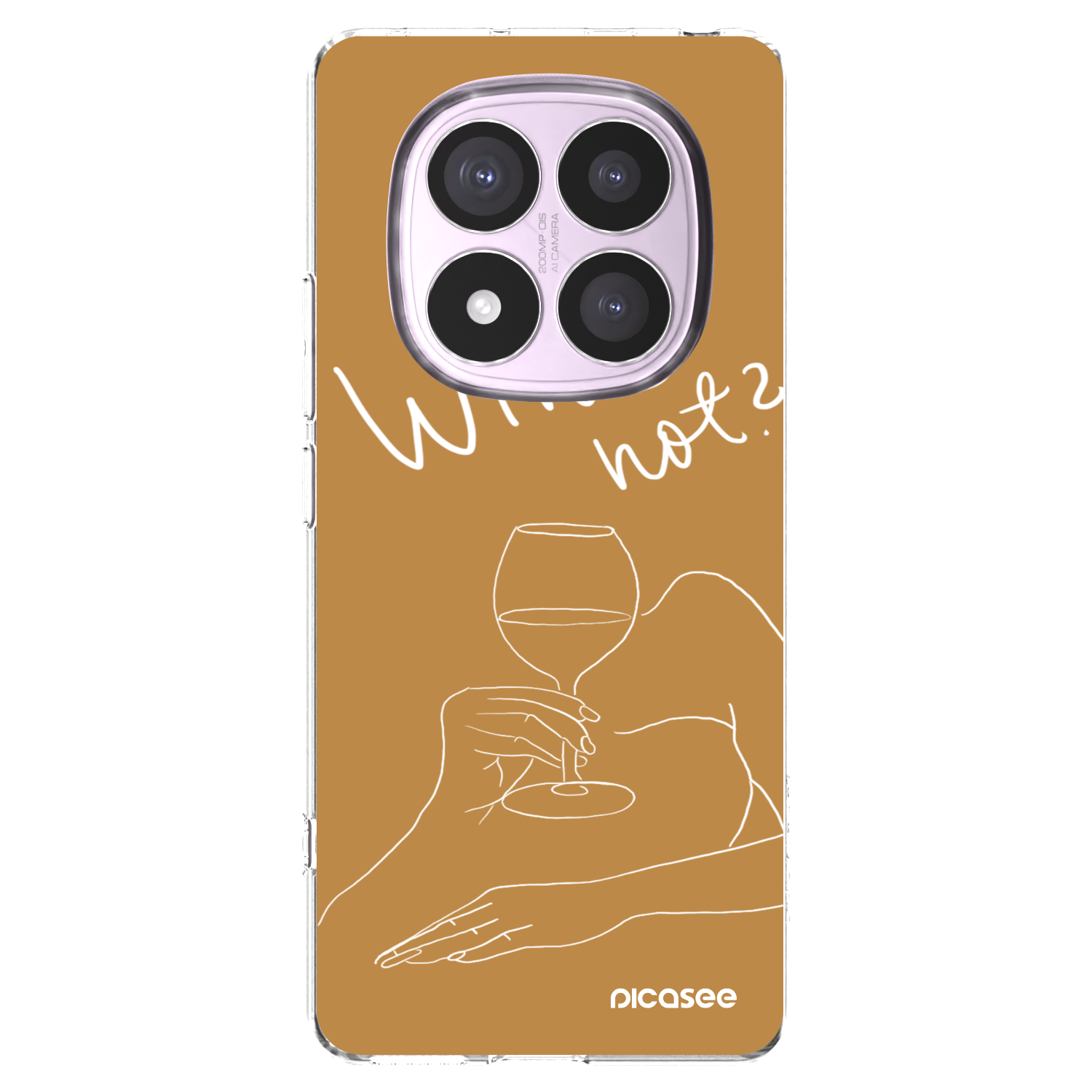 Picasee διαφανής θήκη σιλικόνης Xiaomi Redmi Note 14 Pro 4G - Wine not