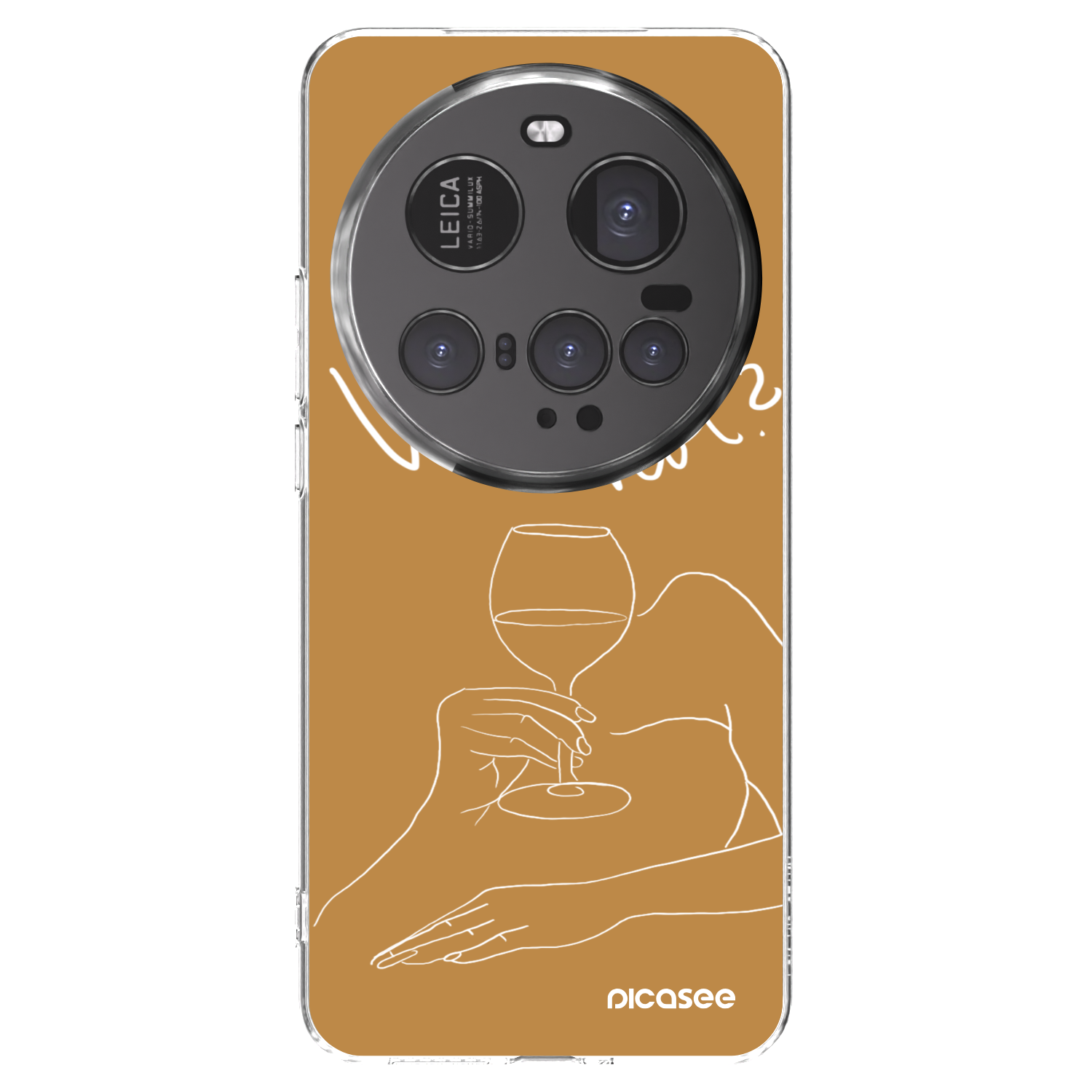 Picasee διαφανής θήκη σιλικόνης Xiaomi 15 Ultra - Wine not