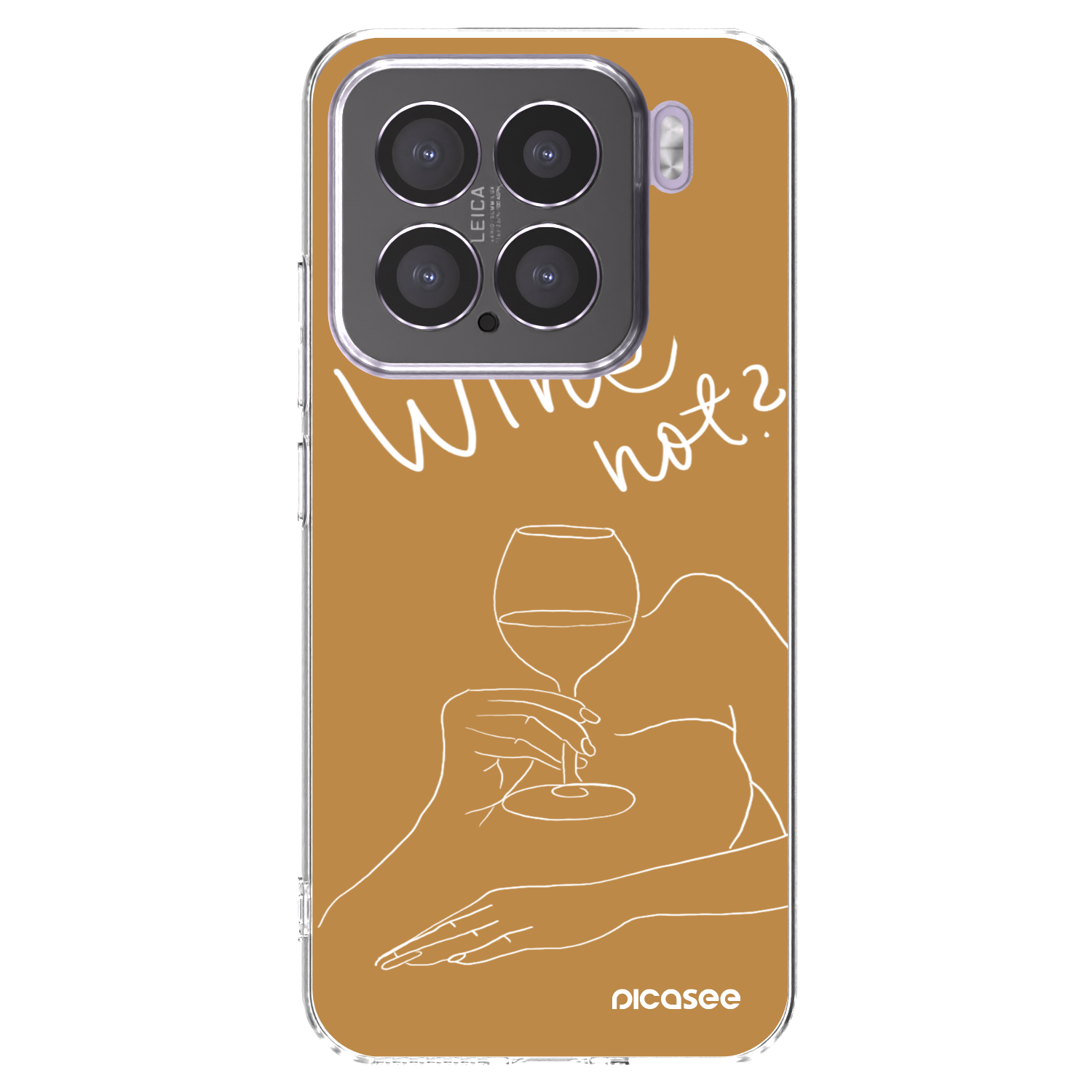 Picasee διαφανής θήκη σιλικόνης Xiaomi 15 - Wine not