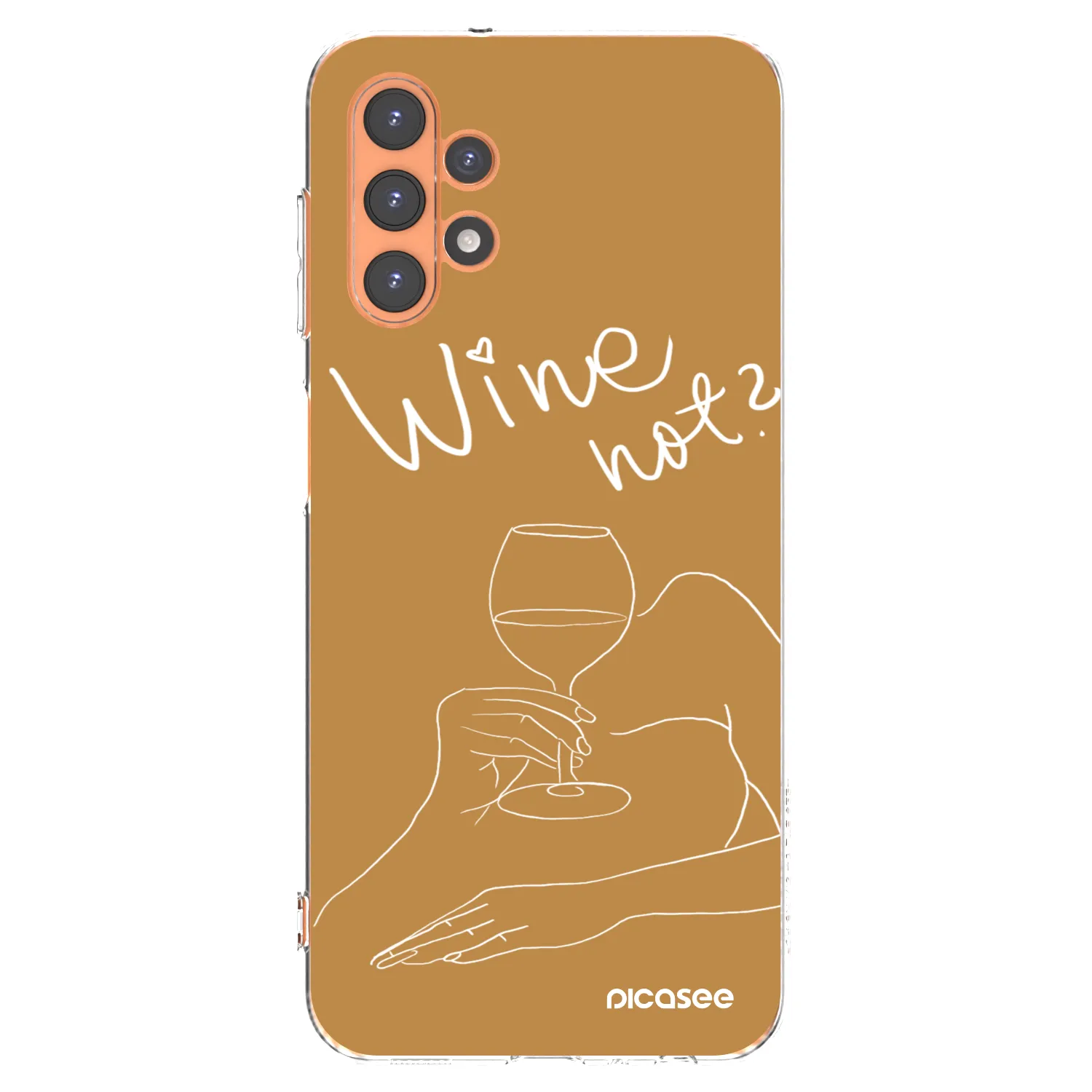 Picasee διαφανής θήκη σιλικόνης Samsung Galaxy A13 5G - Wine not