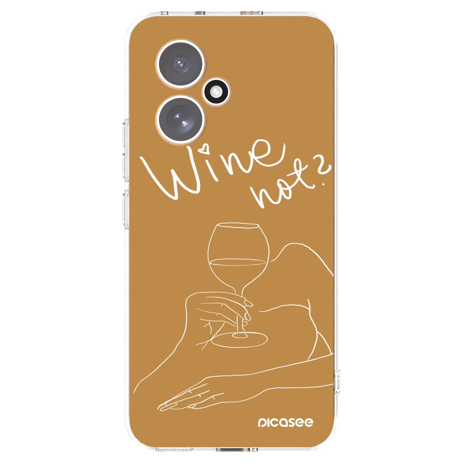 Picasee διαφανής θήκη σιλικόνης Honor 400 5G - Wine not