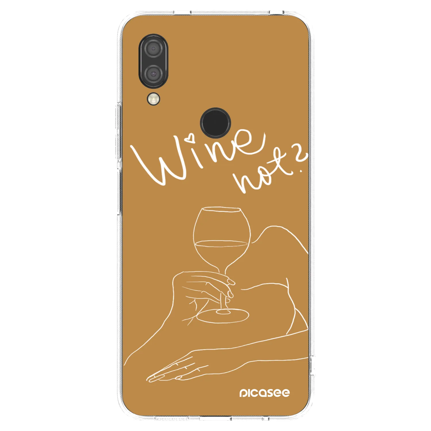 Picasee διαφανής θήκη σιλικόνης Xiaomi Redmi 7 - Wine not