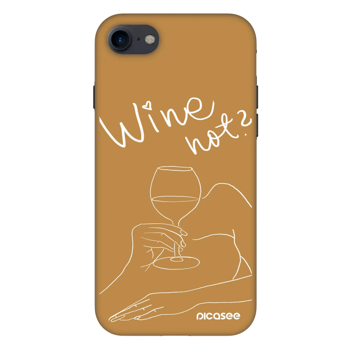 Picasee Fashion Case για Apple iPhone SE 2020 - Wine not