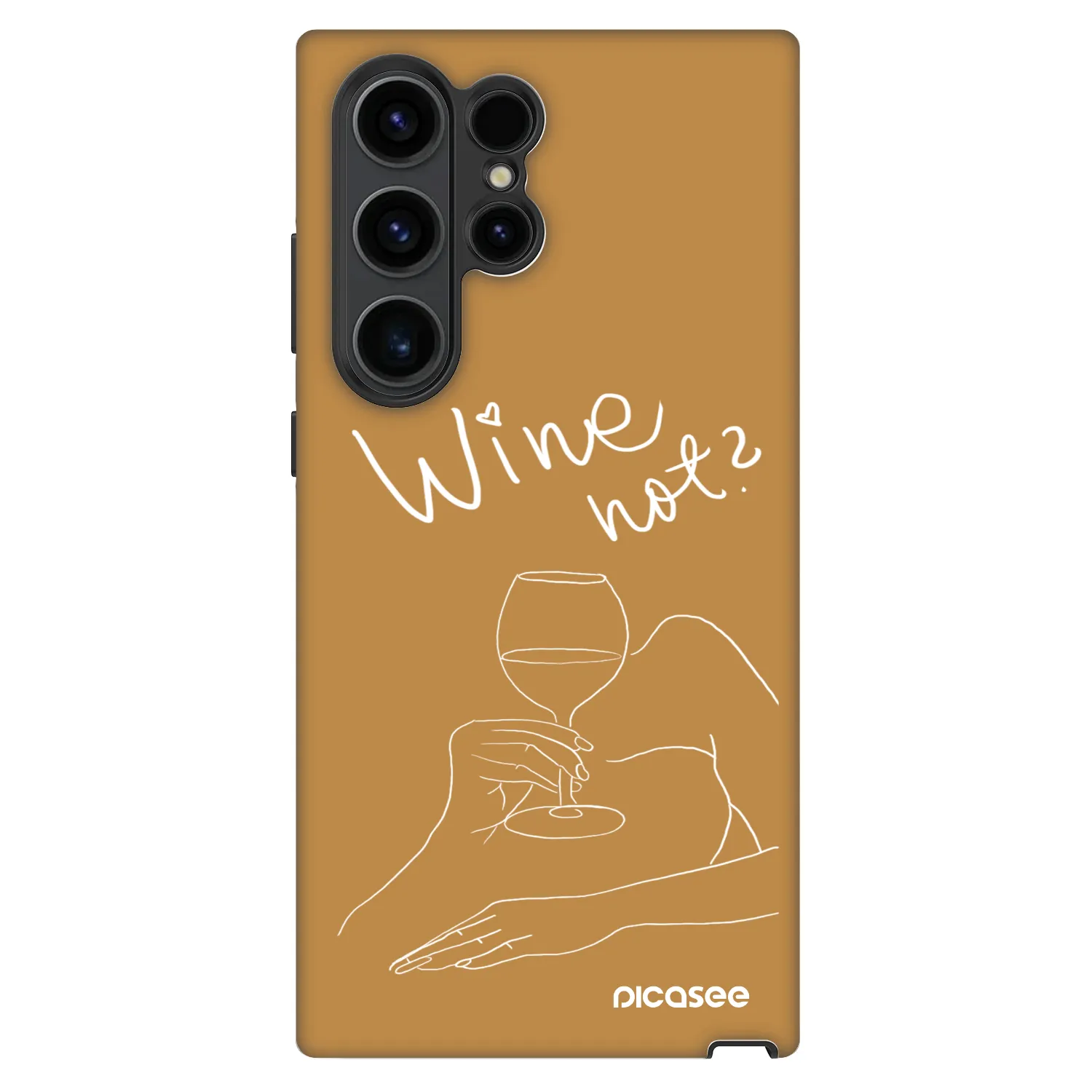 Picasee Fashion Case για Samsung Galaxy S23 Ultra 5G - Wine not