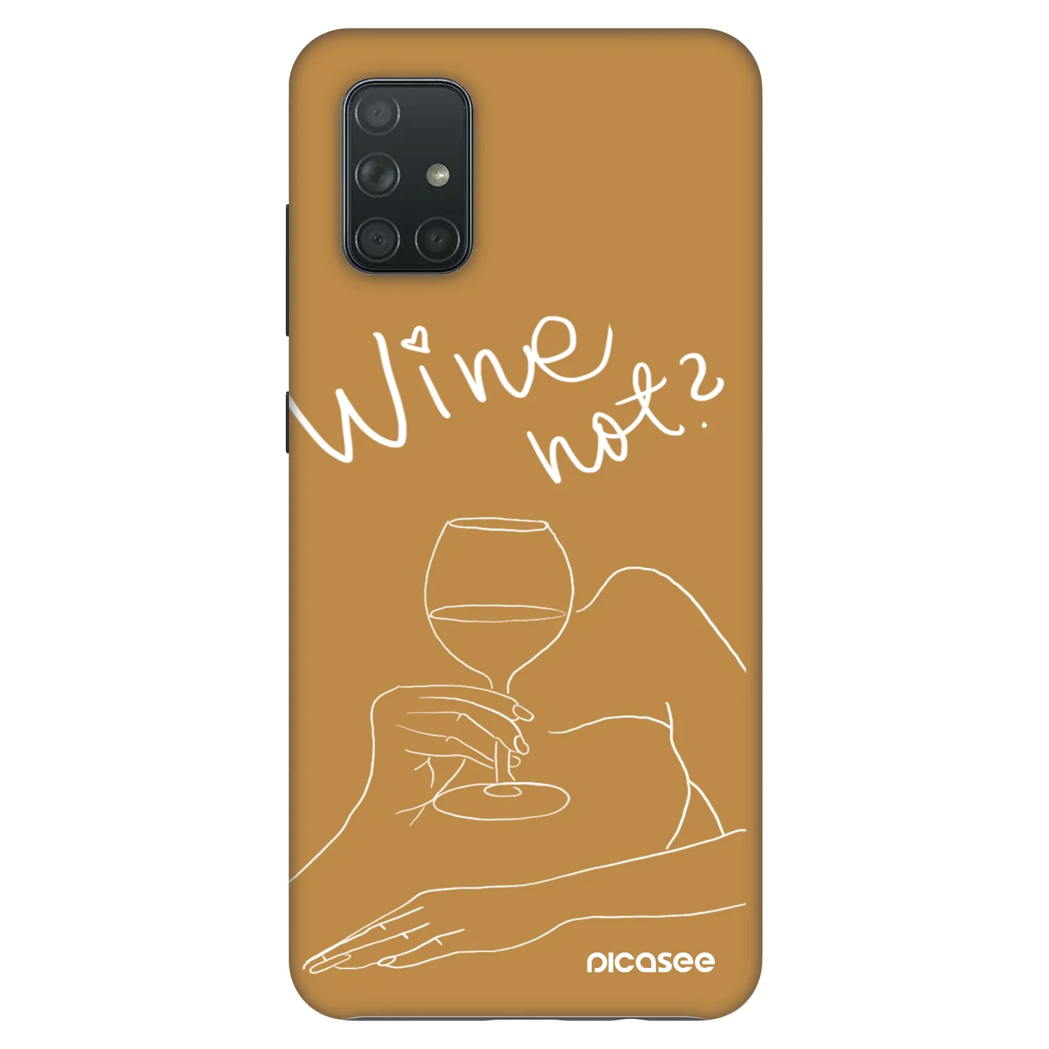 Picasee Fashion Case για Samsung Galaxy A71 A715F - Wine not