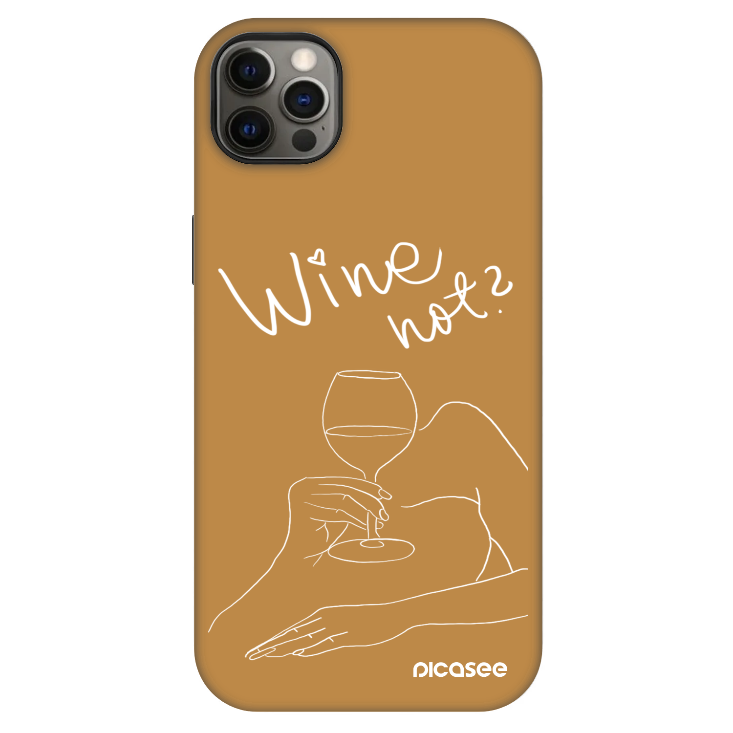 Picasee Fashion Case MagSafe για Apple iPhone 12 Pro Max - Wine not