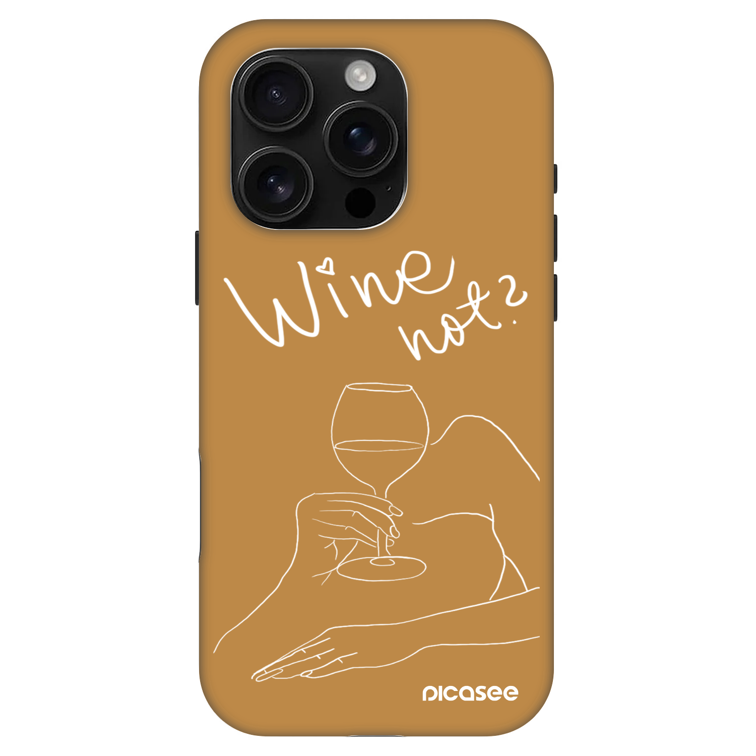 Picasee Fashion Case MagSafe για Apple iPhone 16 Pro - Wine not