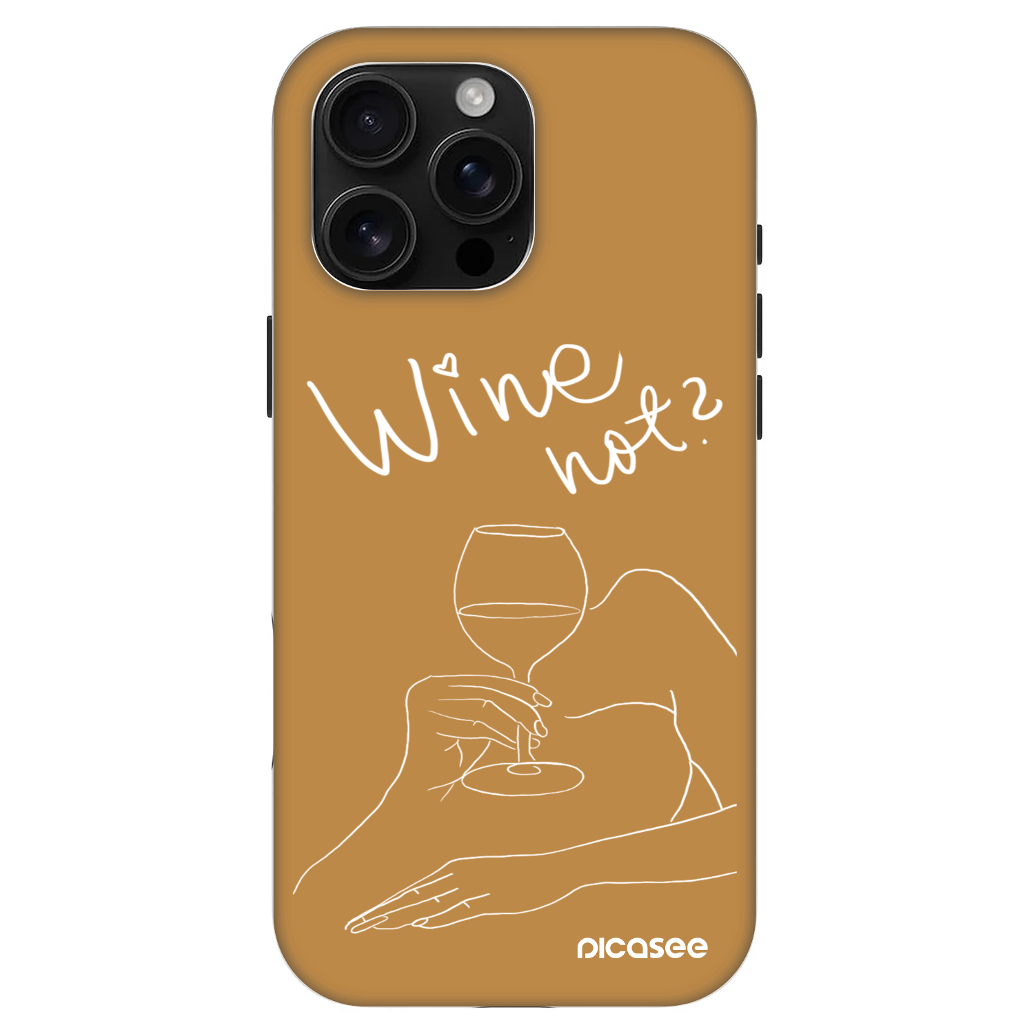 Picasee Fashion Case MagSafe για Apple iPhone 16 Pro Max - Wine not