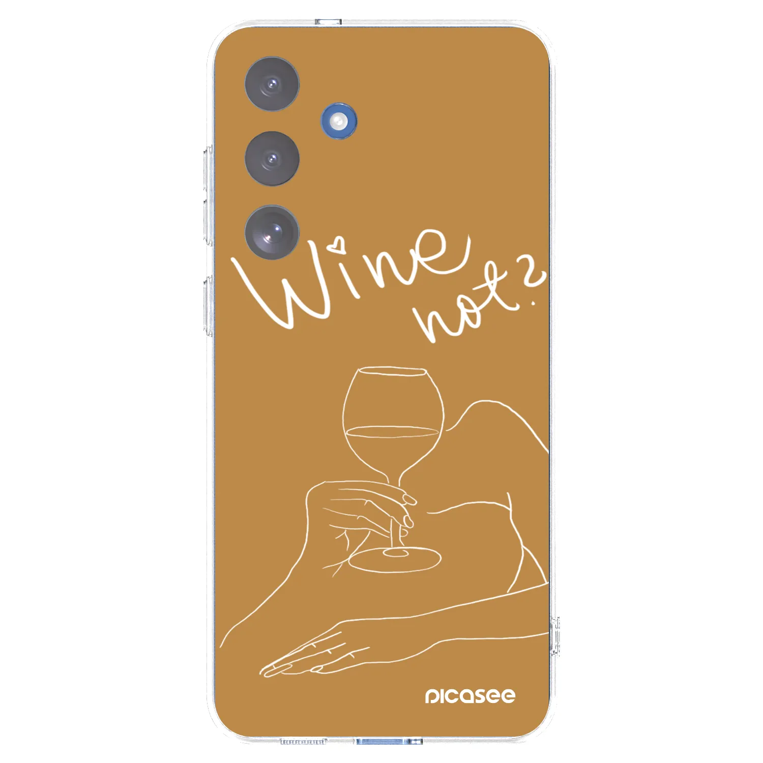 Picasee διαφανής θήκη σιλικόνης Samsung Galaxy S25 FE 5G - Wine not