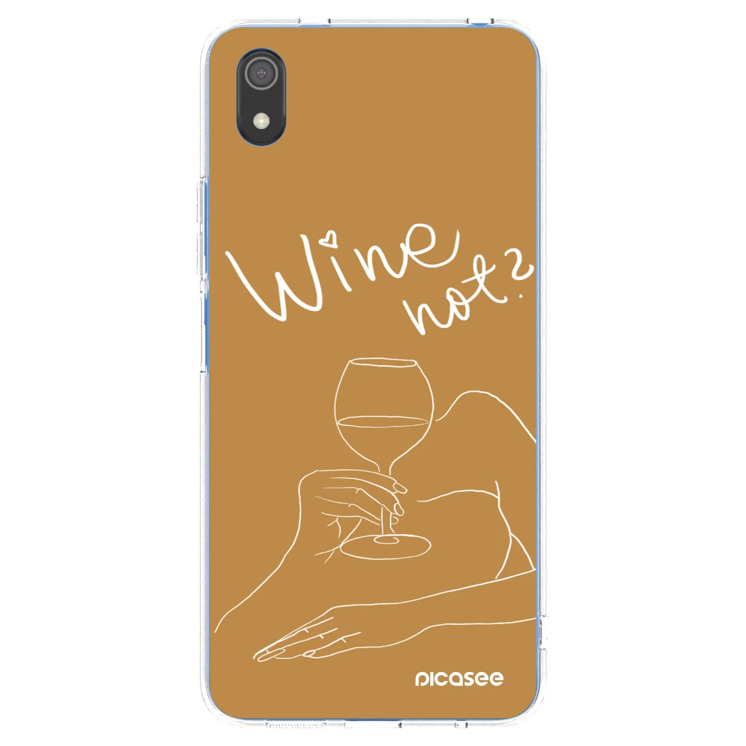 Picasee διαφανής θήκη σιλικόνης Xiaomi Redmi 7A - Wine not