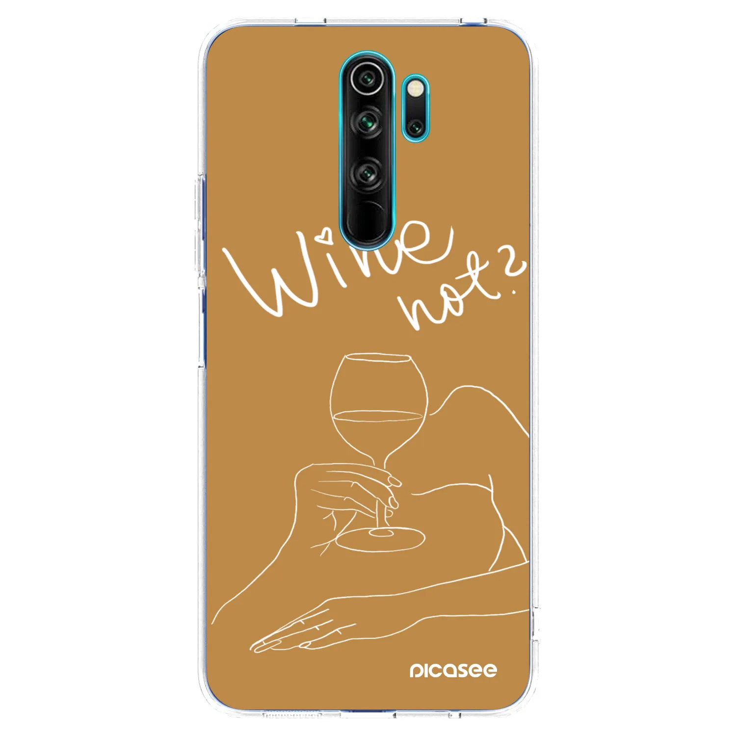 Picasee διαφανής θήκη σιλικόνης Xiaomi Redmi Note 8 Pro - Wine not
