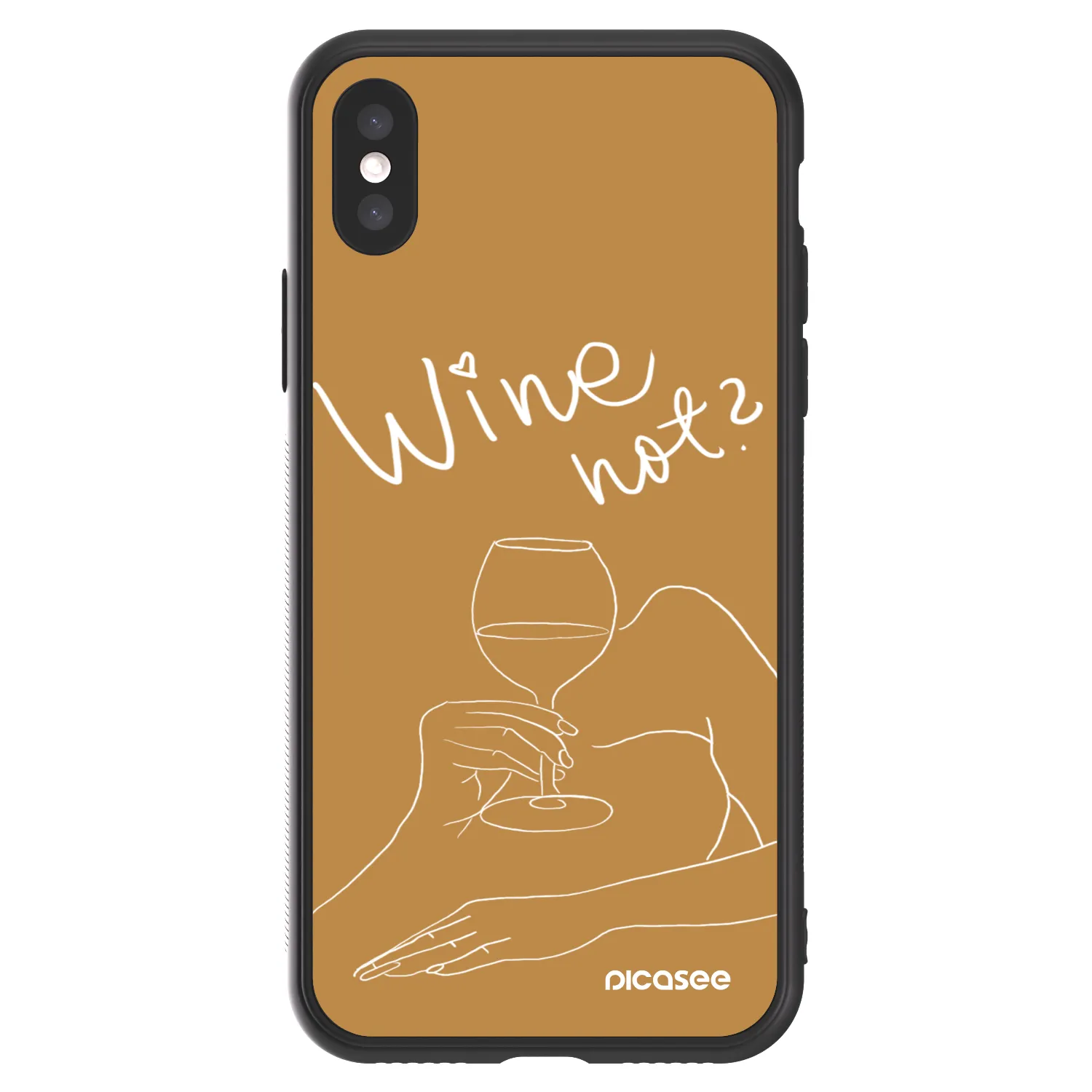 Picasee ULTIMATE CASE για Apple iPhone X/XS - Wine not