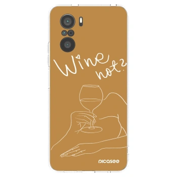 Picasee διαφανής θήκη σιλικόνης Xiaomi Poco F3 - Wine not