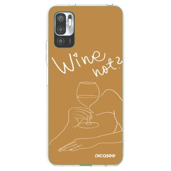 Picasee διαφανής θήκη σιλικόνης Xiaomi Redmi Note 10 5G - Wine not