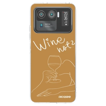 Picasee διαφανής θήκη σιλικόνης Xiaomi Mi 11 Ultra - Wine not