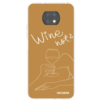 Picasee διαφανής θήκη σιλικόνης Xiaomi Redmi Note 9T - Wine not