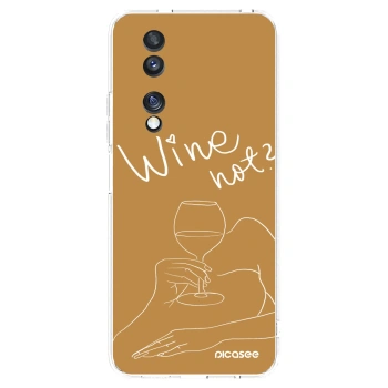 Picasee διαφανής θήκη σιλικόνης Honor 70 - Wine not