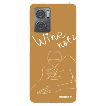 Picasee διαφανής θήκη σιλικόνης Xiaomi Redmi 10 5G - Wine not