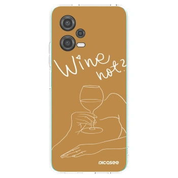Picasee διαφανής θήκη σιλικόνης Xiaomi Poco X5 - Wine not