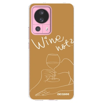 Picasee διαφανής θήκη σιλικόνης Xiaomi 13 Lite - Wine not