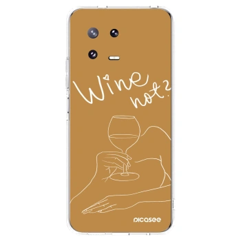 Picasee διαφανής θήκη σιλικόνης Xiaomi 13 Pro - Wine not