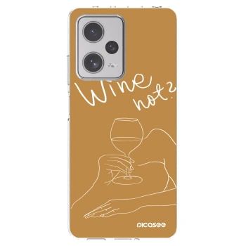 Picasee διαφανής θήκη σιλικόνης Xiaomi Redmi Note 12 Pro+ 5G - Wine not