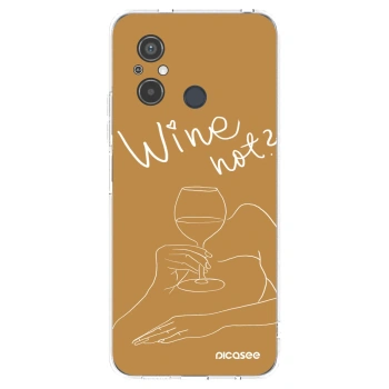 Picasee διαφανής θήκη σιλικόνης Xiaomi Redmi 12C - Wine not
