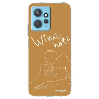 Picasee διαφανής θήκη σιλικόνης Xiaomi Redmi Note 12 4G - Wine not