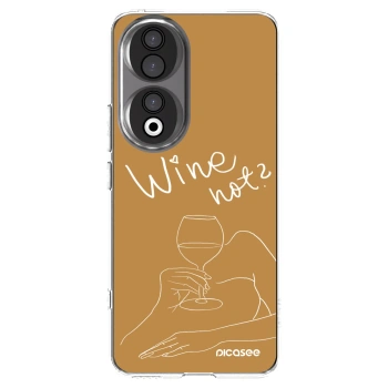 Picasee διαφανής θήκη σιλικόνης Honor 90 5G - Wine not