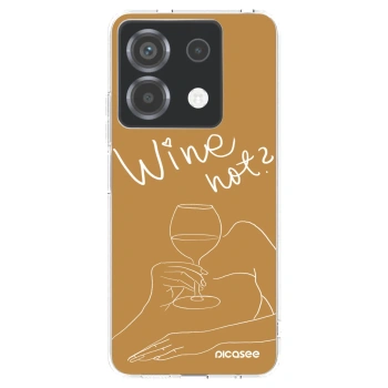 Picasee διαφανής θήκη σιλικόνης Xiaomi Poco X6 - Wine not