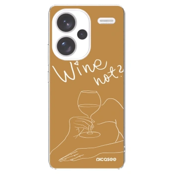 Picasee διαφανής θήκη σιλικόνης Xiaomi Redmi Note 13 Pro+ 5G - Wine not