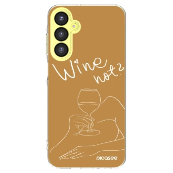 Picasee διαφανής θήκη σιλικόνης Samsung Galaxy A25 A256B 5G - Wine not