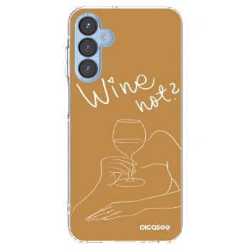 Picasee διαφανής θήκη σιλικόνης Samsung Galaxy A15 A156B 5G - Wine not