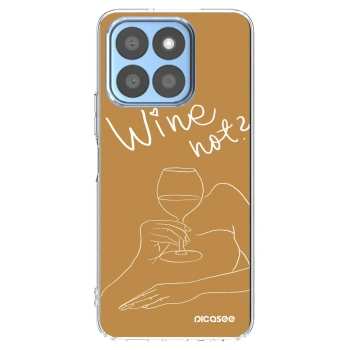 Picasee διαφανής θήκη σιλικόνης Honor X8b - Wine not